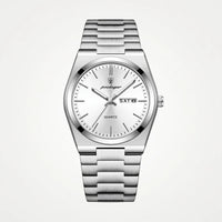 Silvery white